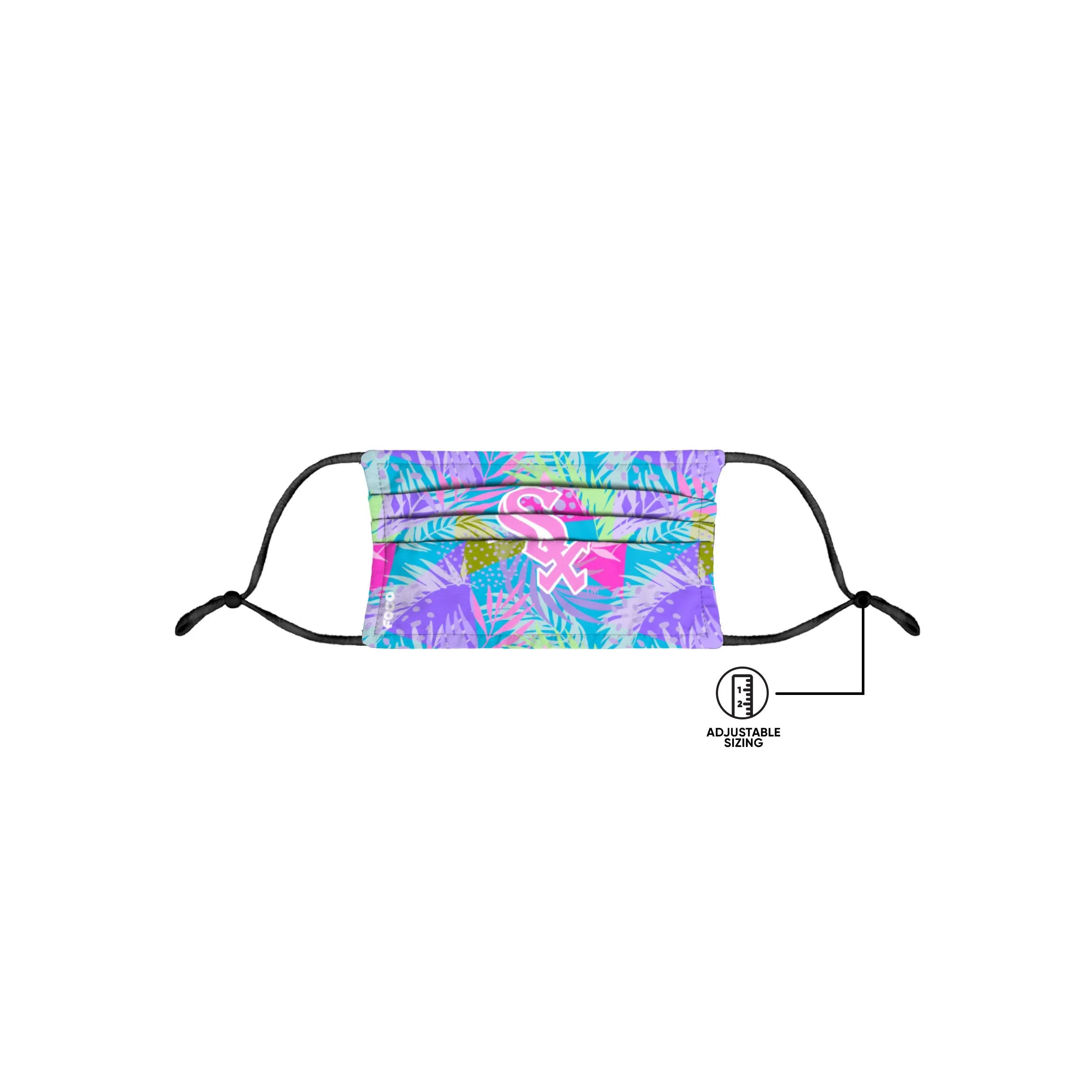 Chicago White Sox MLB Neon Floral 3 Pack Face Cover