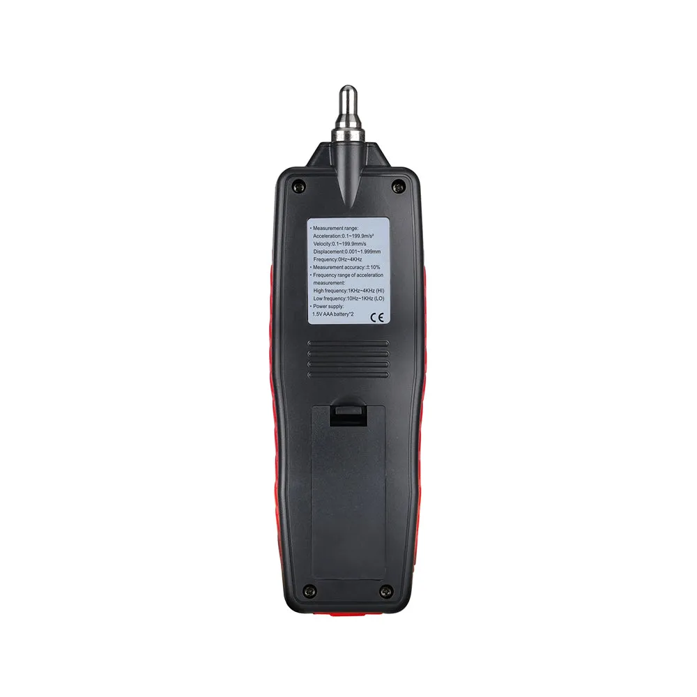 [CLEARANCE] Wintact by Benetech WT63C Digital Vibration Meter (Battery Included) with 1KHz ~ 4KHz (HI) / 10KHz ~ 1KHz (LO) Frequency Acceleration, Data Logging, Colored LCD Display, Flashlight