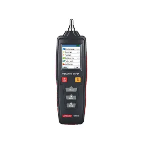 [CLEARANCE] Wintact by Benetech WT63C Digital Vibration Meter (Battery Included) with 1KHz ~ 4KHz (HI) / 10KHz ~ 1KHz (LO) Frequency Acceleration, Data Logging, Colored LCD Display, Flashlight