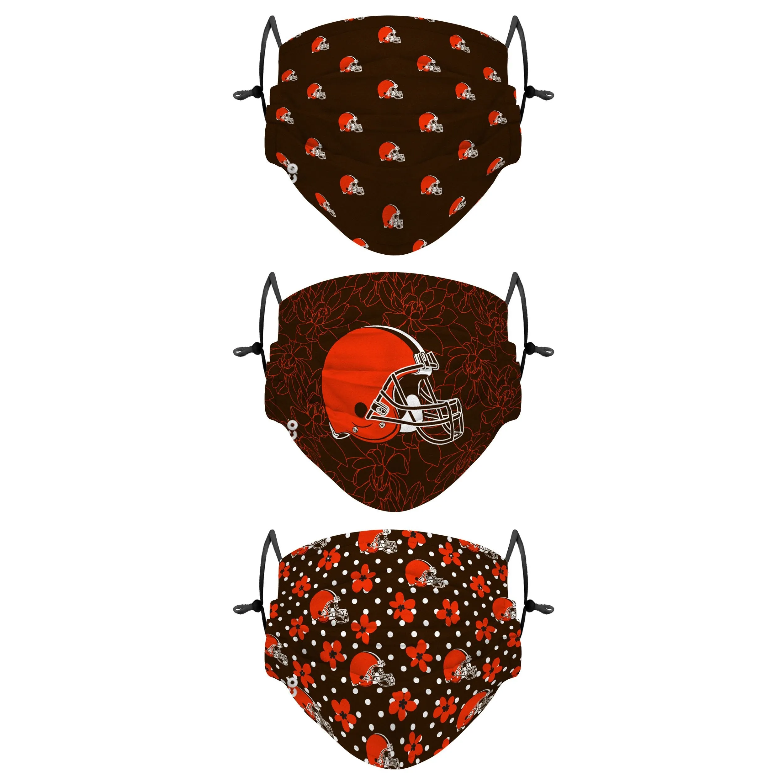 Cleveland Browns NFL Gameday Gardener 3 Pack Face Cover