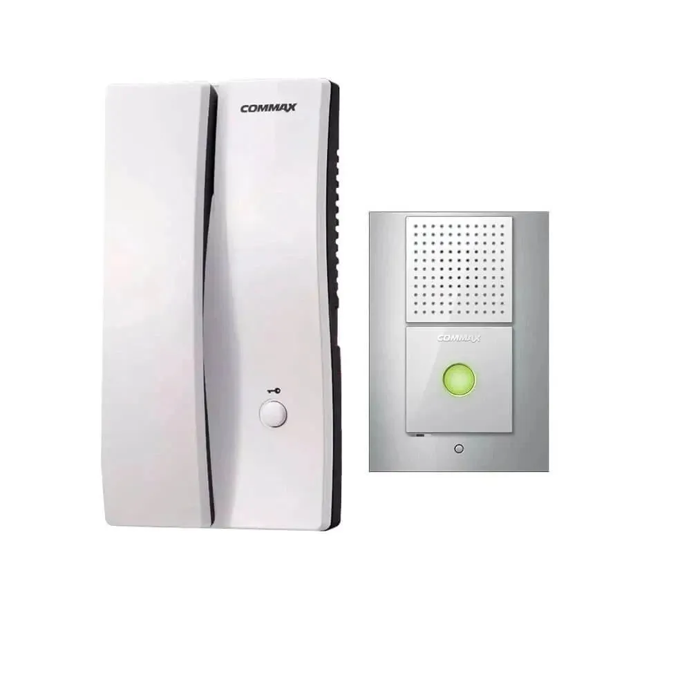 Commax نظام الاتصال الداخلي الصوتي | DP-2S/DR-2L | نظام اتصال ثنائي الاتجاه للأبواب