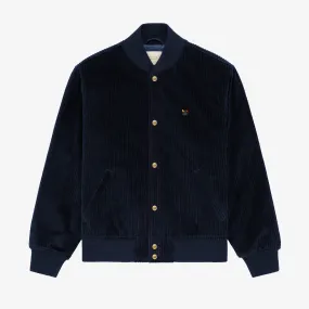 Corduroy Crest Varsity Jacket