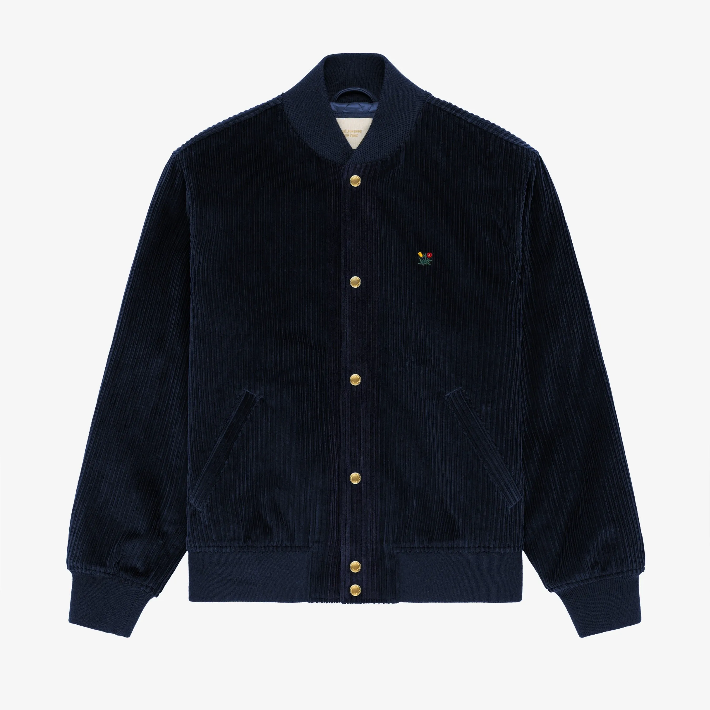 Corduroy Crest Varsity Jacket