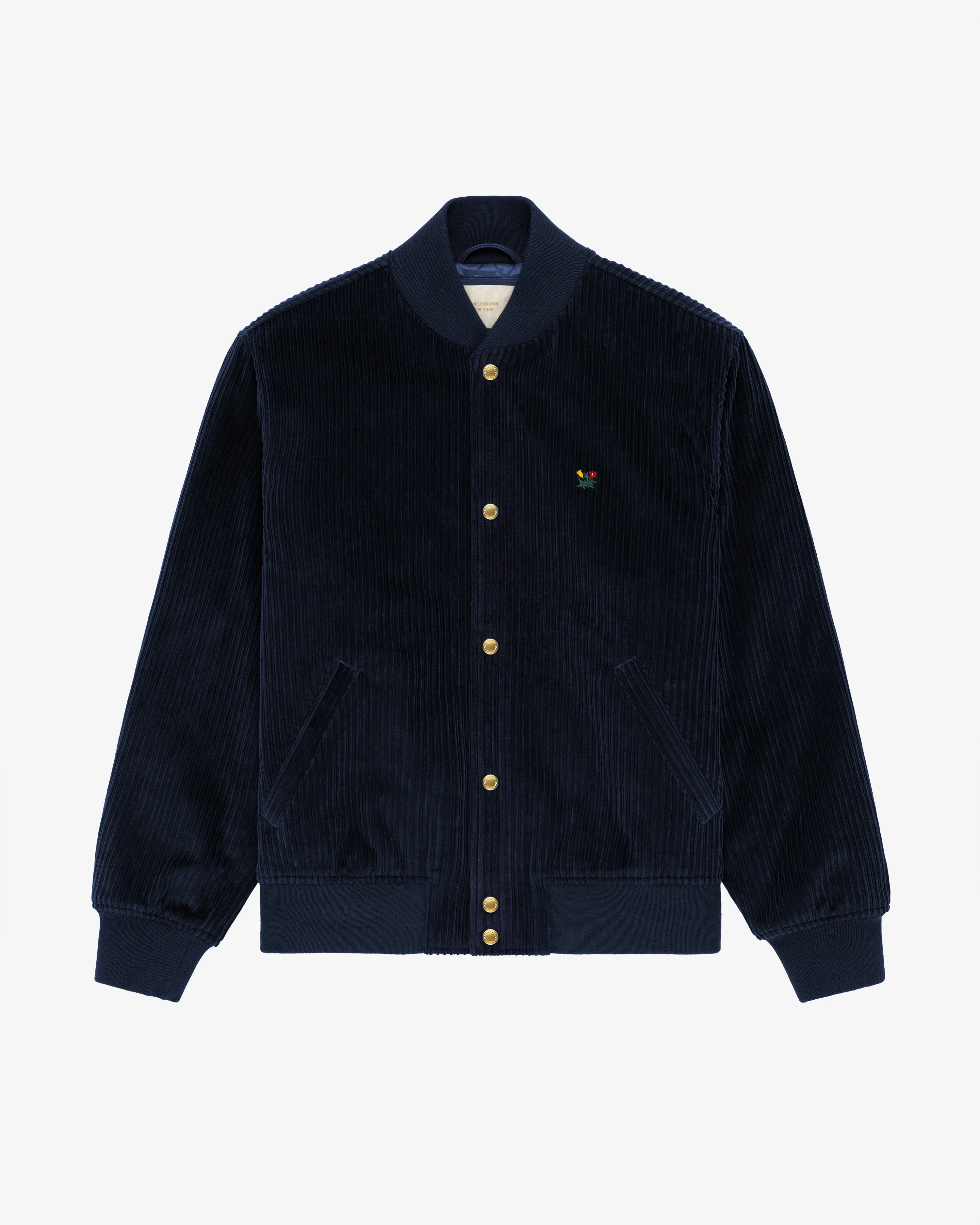 Corduroy Crest Varsity Jacket