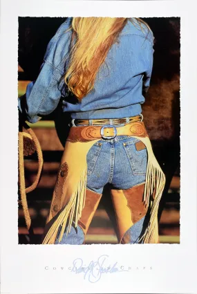 Cowgirl in Chaps by David R. Stoecklein