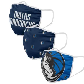 Dallas Mavericks NBA 3 Pack Face Cover