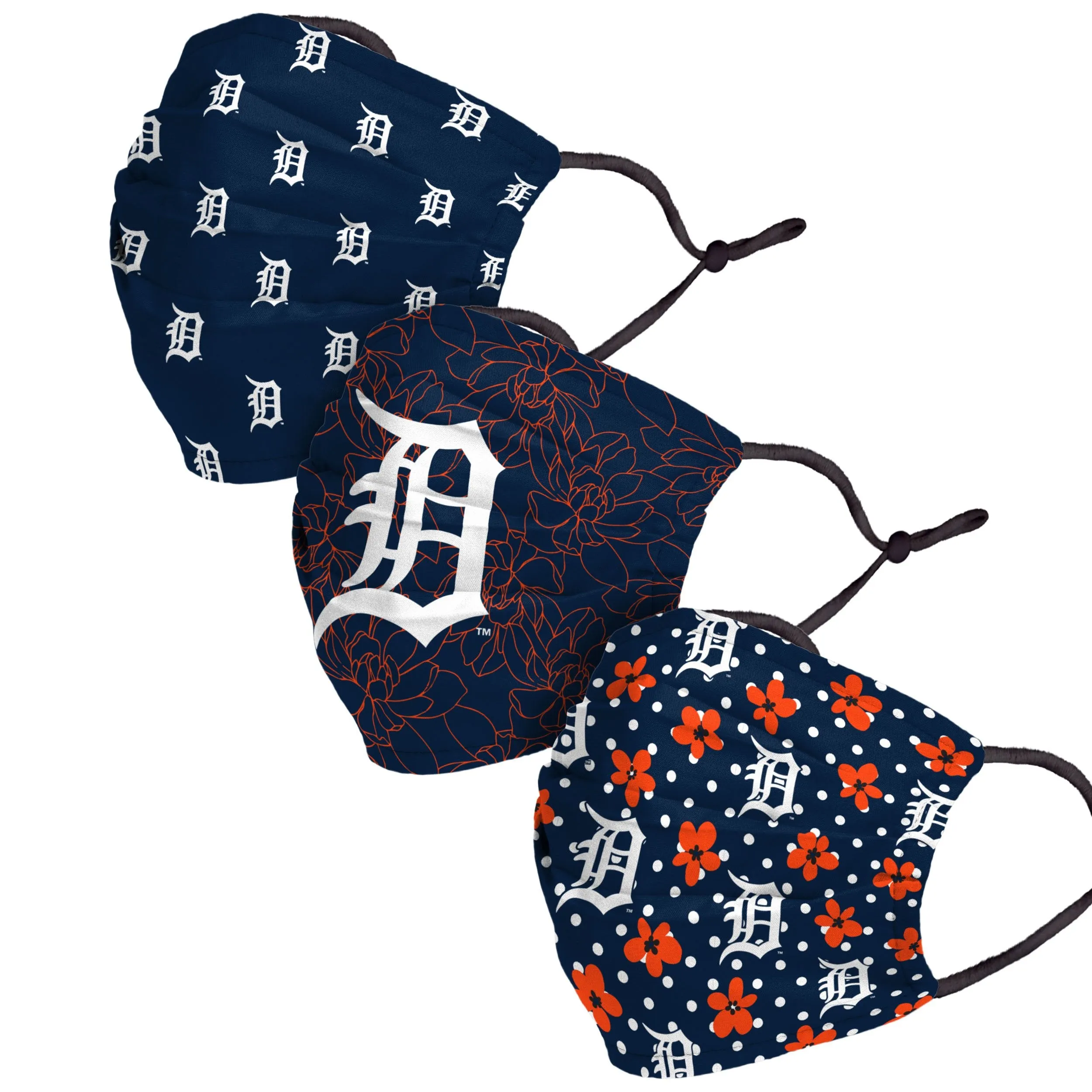 Detroit Tigers MLB Gameday Gardener 3 Pack Face Cover