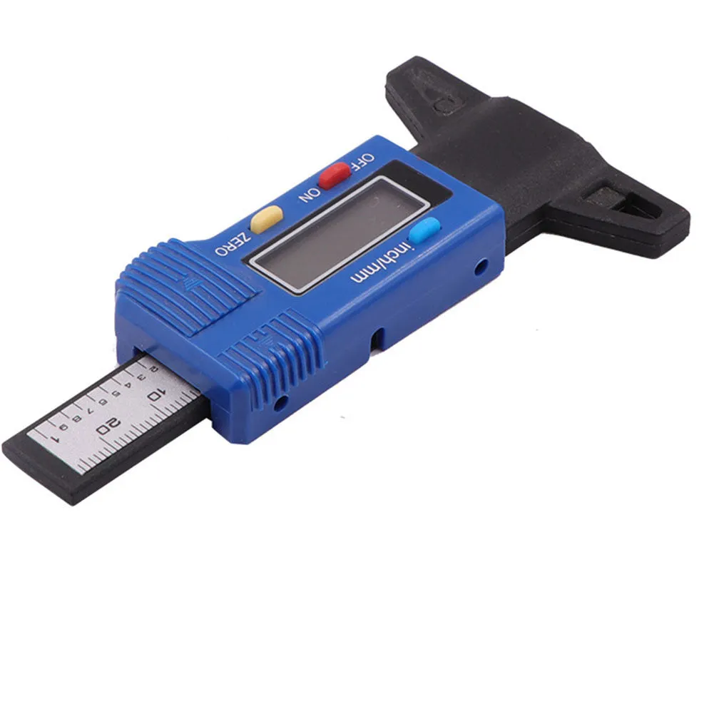 Digital Car Tire Tread Depth Gauge Meter Built-in Bluetooth