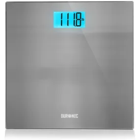 Duronic Digital Bathroom Body Scales BS103 | Measures Body Weight in Kilograms, Pounds and Stones | Stainless-Steel Design | Step-On Activation | Precision Sensors | 180kg Capacity…