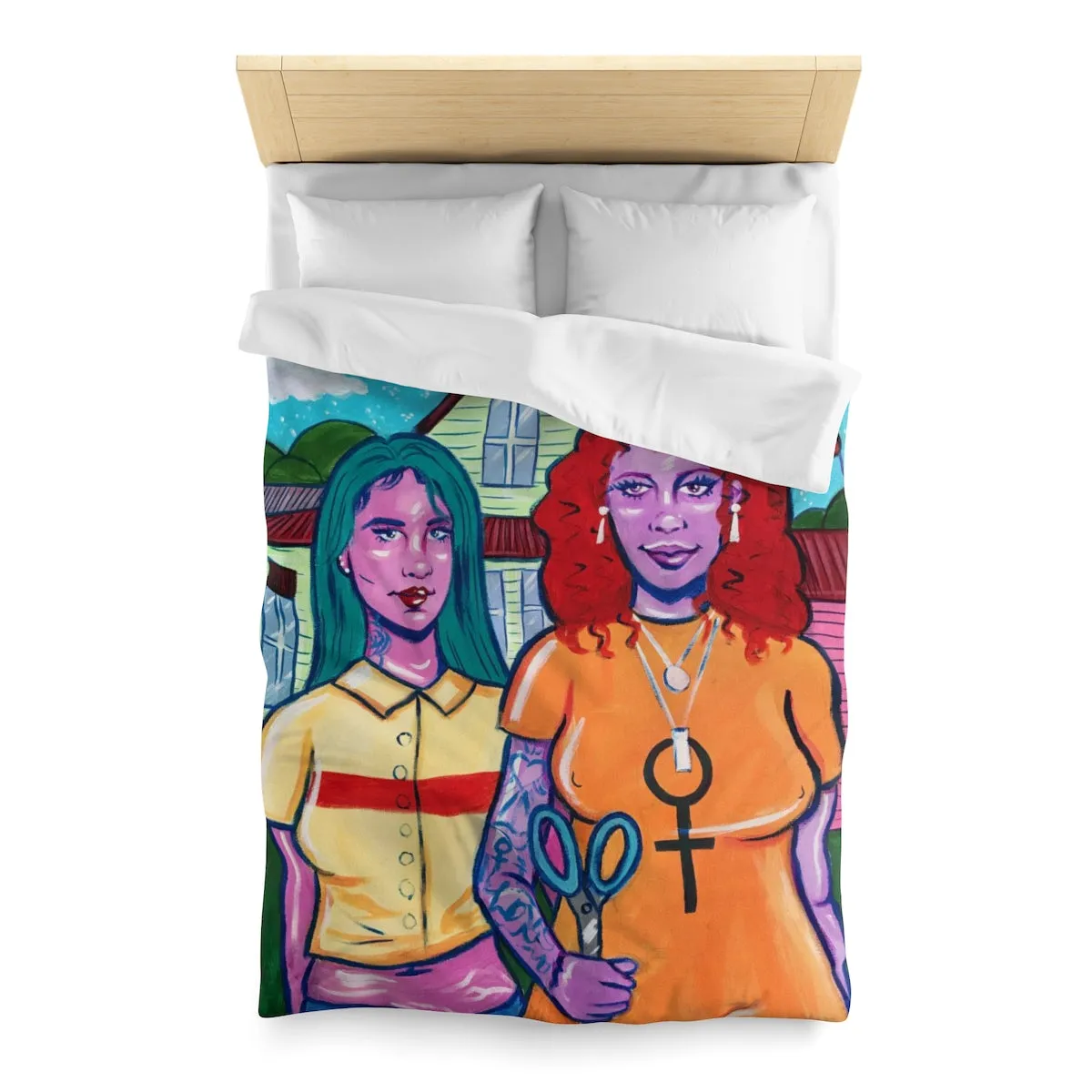 Duvet Comforter Cover - American Gothic