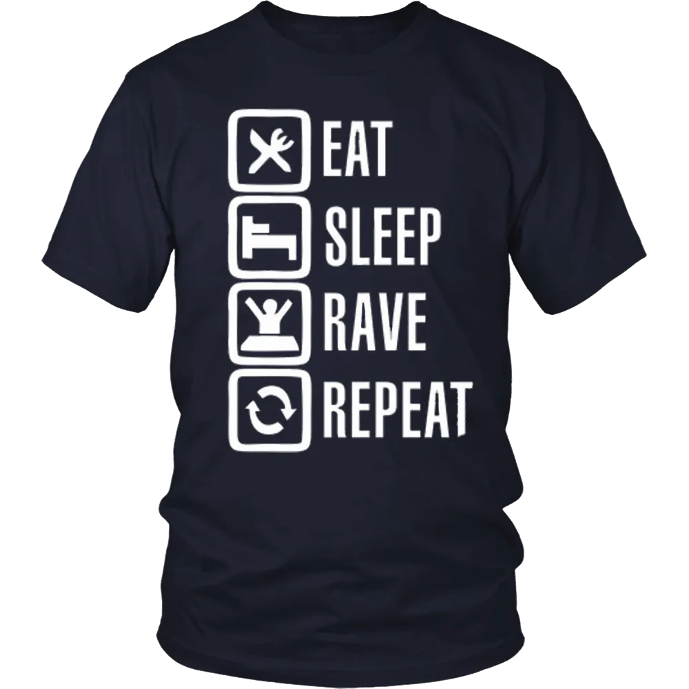 Eat Sleep Rave Repeat Tee