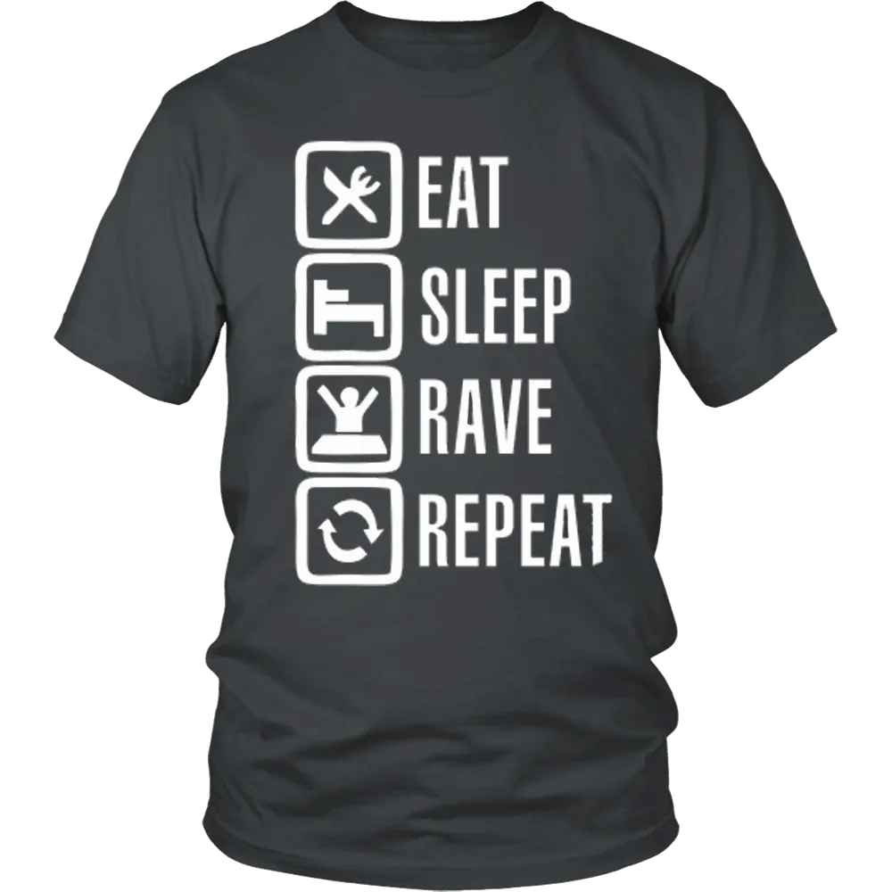 Eat Sleep Rave Repeat Tee