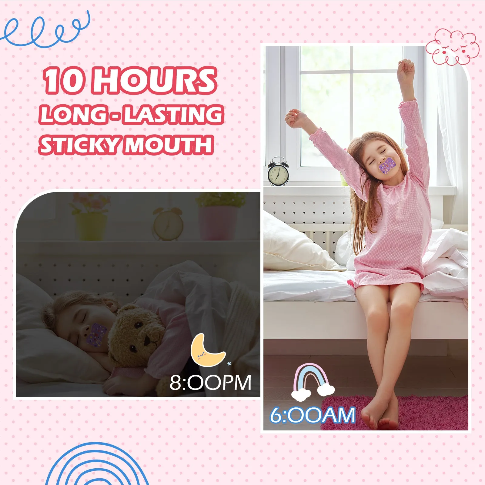 Elaimei Sleep Mouth Strips 90 Pcs
