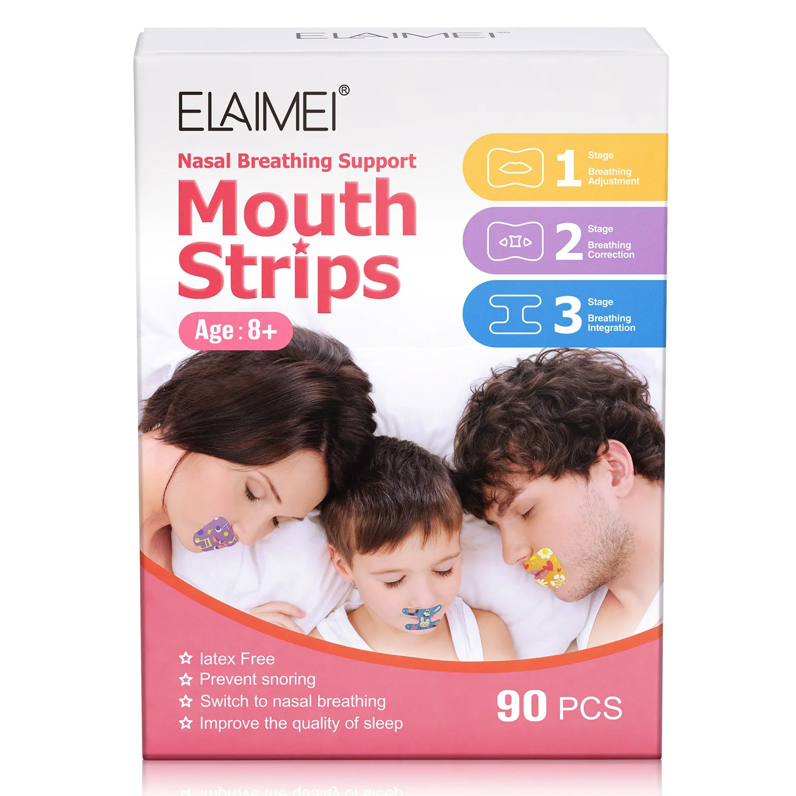 Elaimei Sleep Mouth Strips 90 Pcs