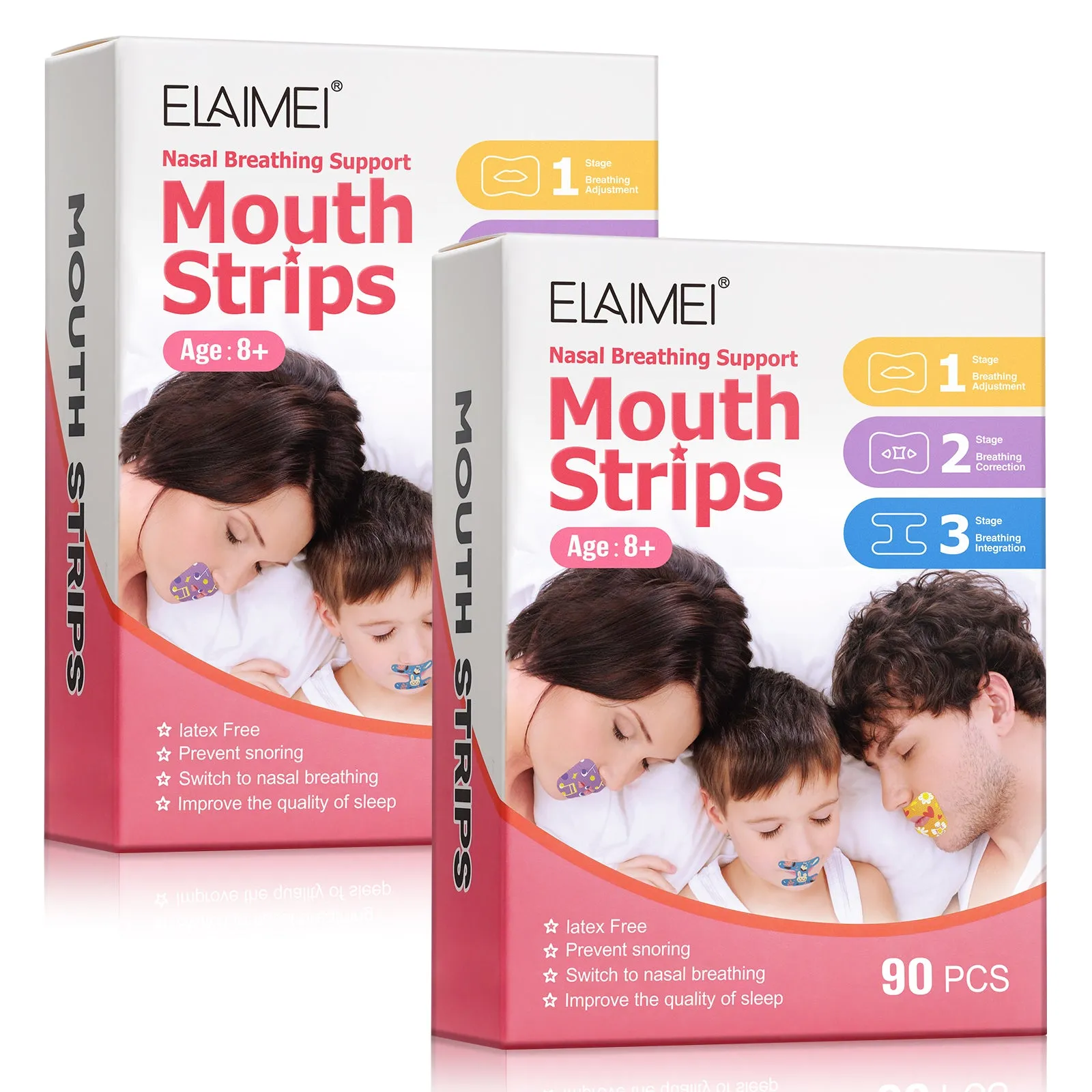 Elaimei Sleep Mouth Strips 90 Pcs