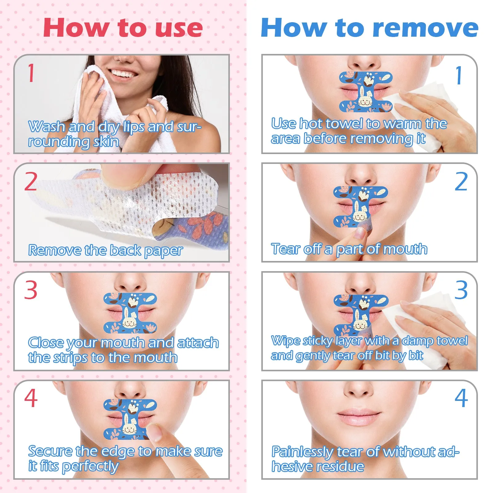 Elaimei Sleep Mouth Strips 90 Pcs