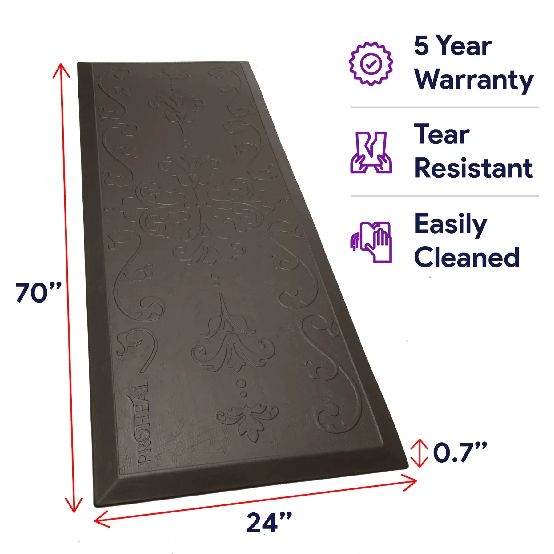Fall Prevention Beveled Fall Mat For Seniors