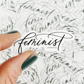 Feminist Vinyl Sticker