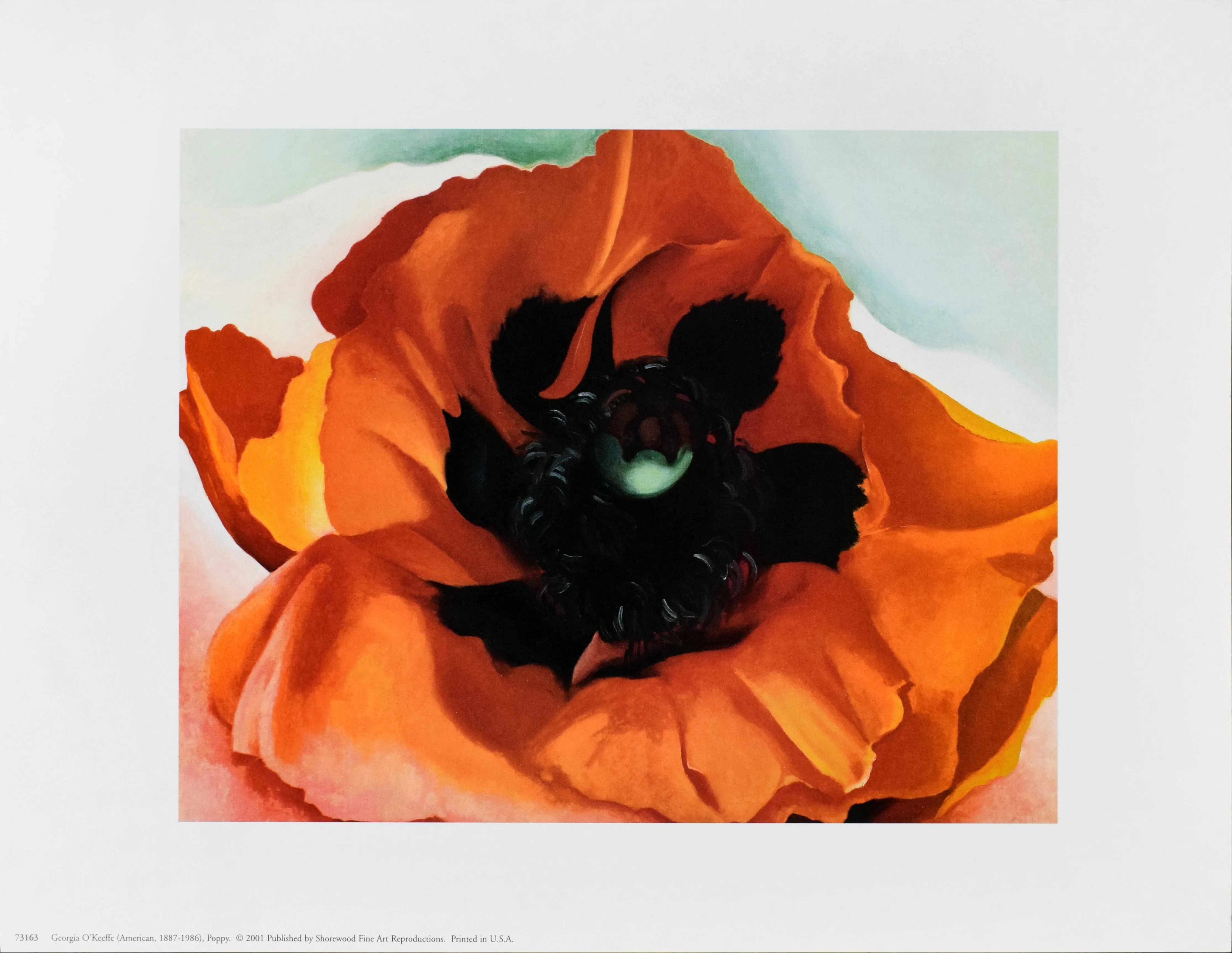 Georgia O'Keefe "Poppy" Poster