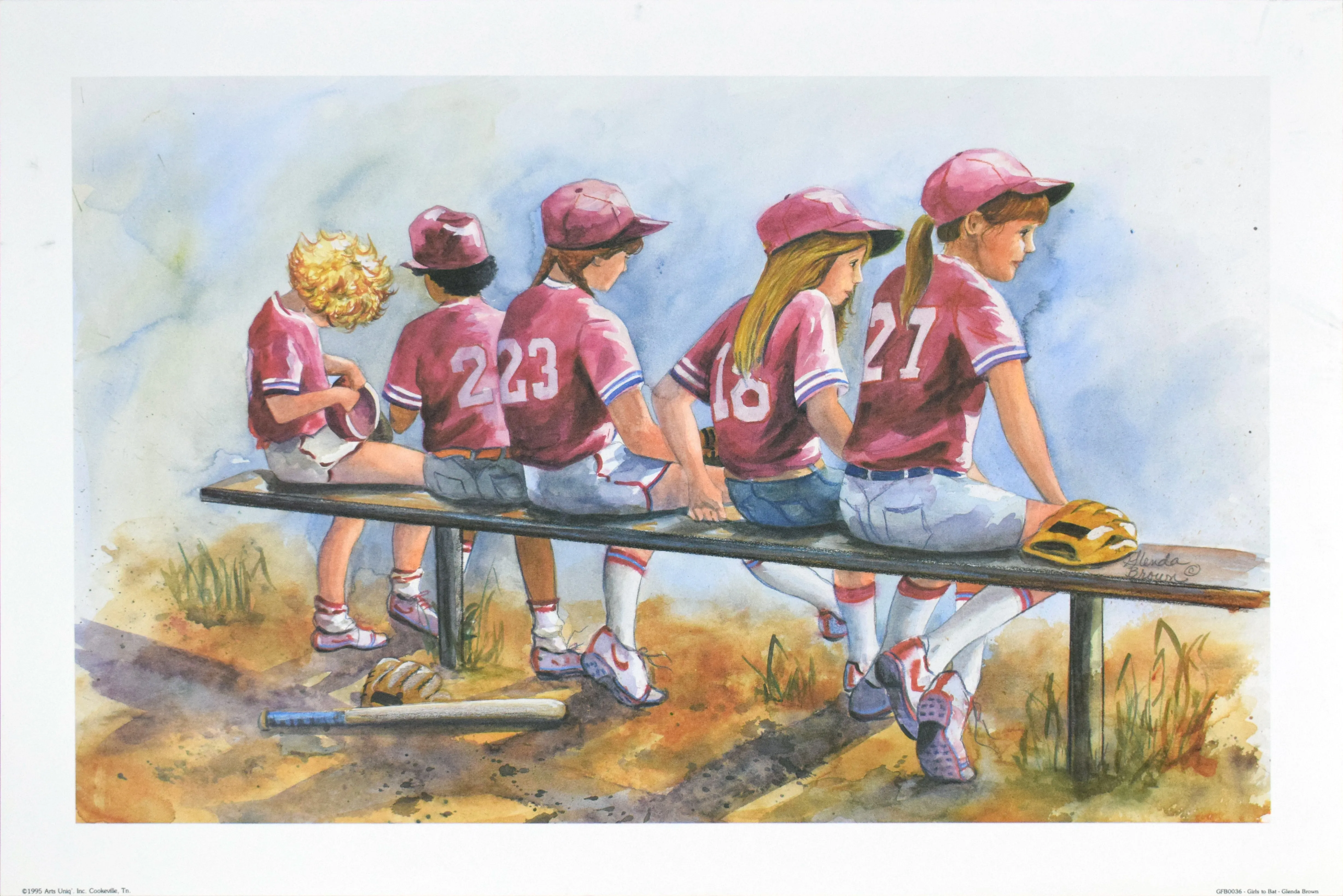 Girls to Bat by Glenda Brown
