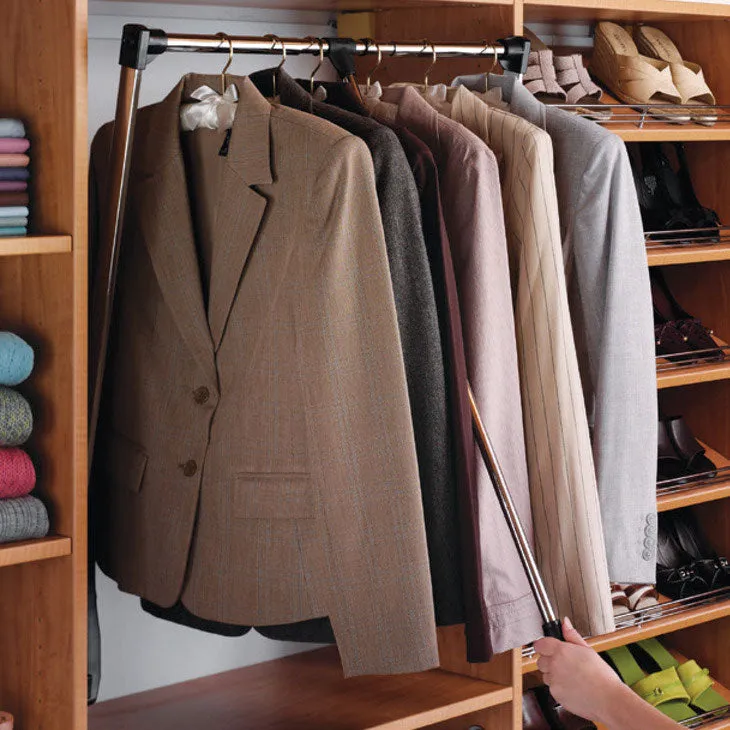 Heavy Duty Pull Down Closet Rod