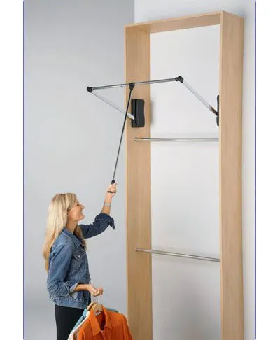 Heavy Duty Pull Down Closet Rod