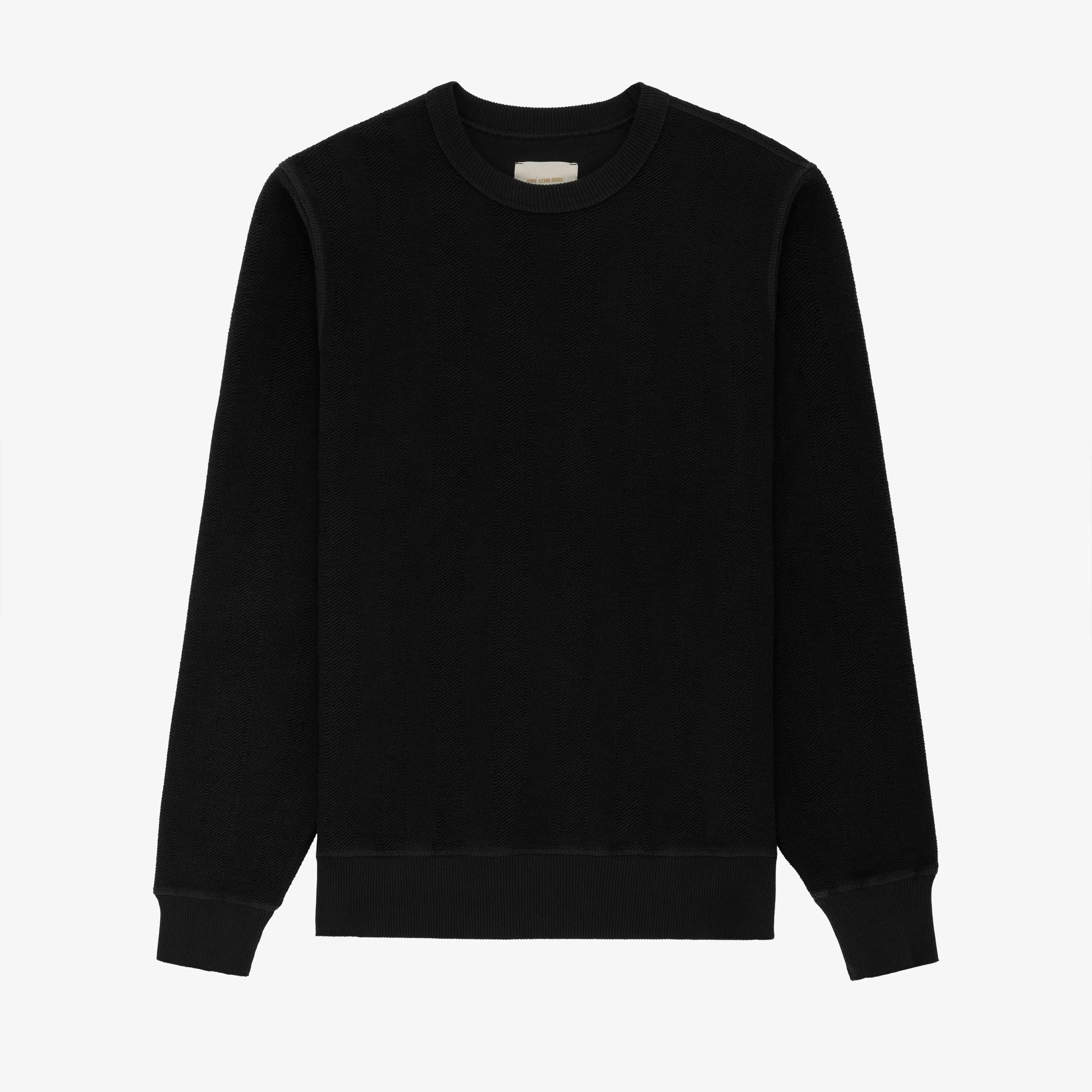 Herringbone Terry Crewneck Sweatshirt