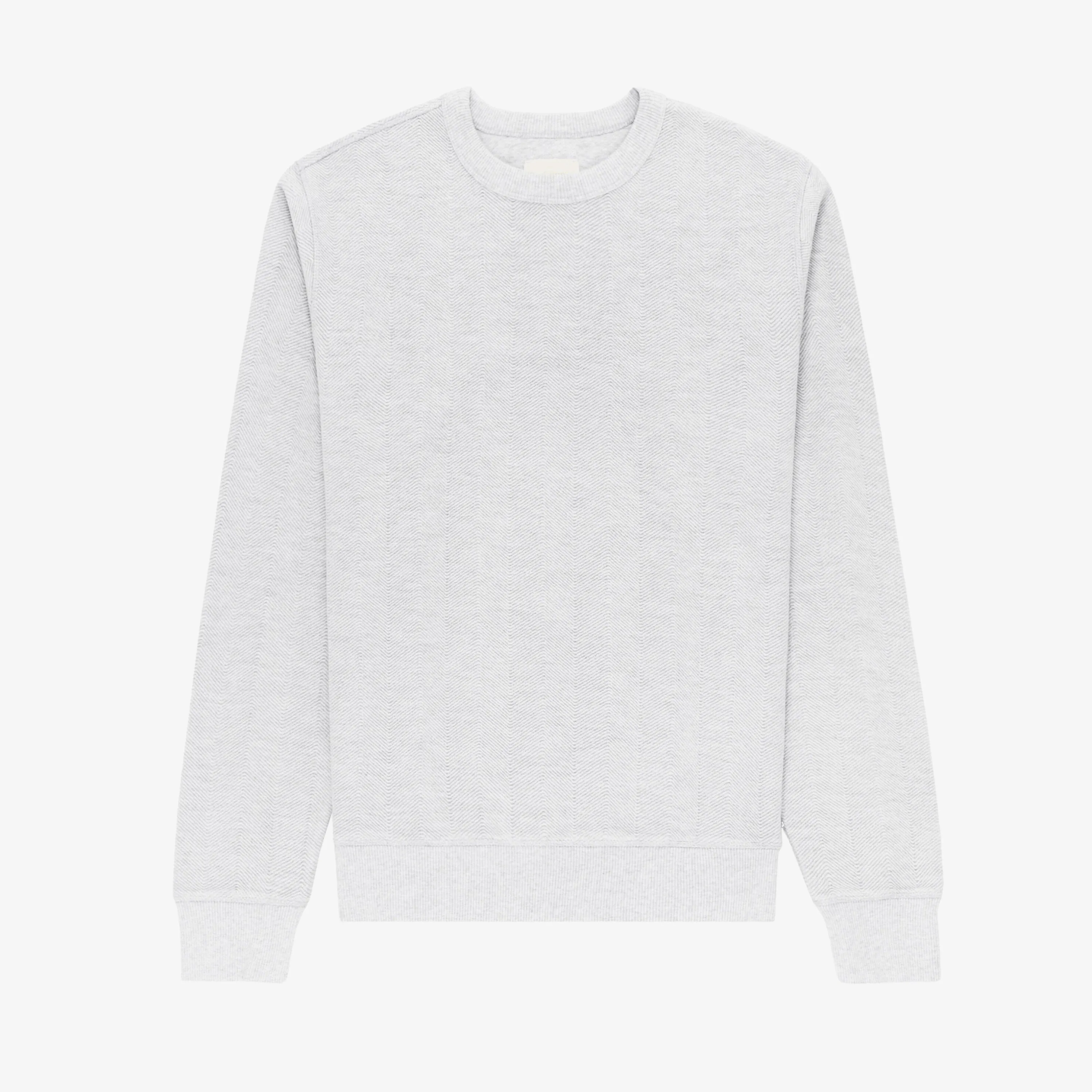 Herringbone Terry Crewneck Sweatshirt