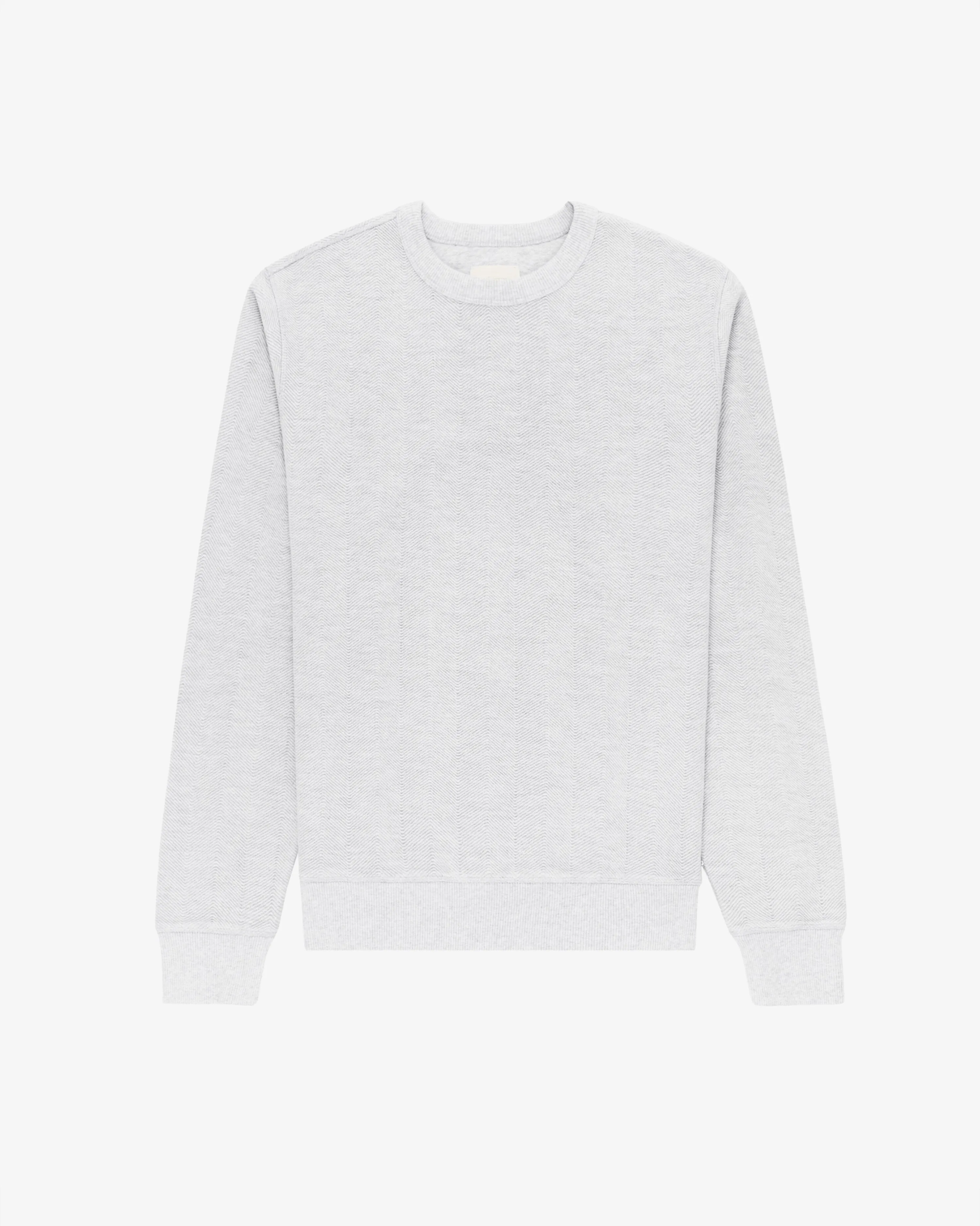 Herringbone Terry Crewneck Sweatshirt