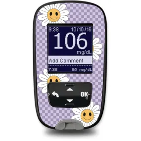 Hippie Halloween Sticker for the Accu-Chek Guide Glucometer