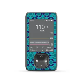 Holiday Stars DEXCOM G7 and Stelo and G6 Touchscreen Receiver Sticker