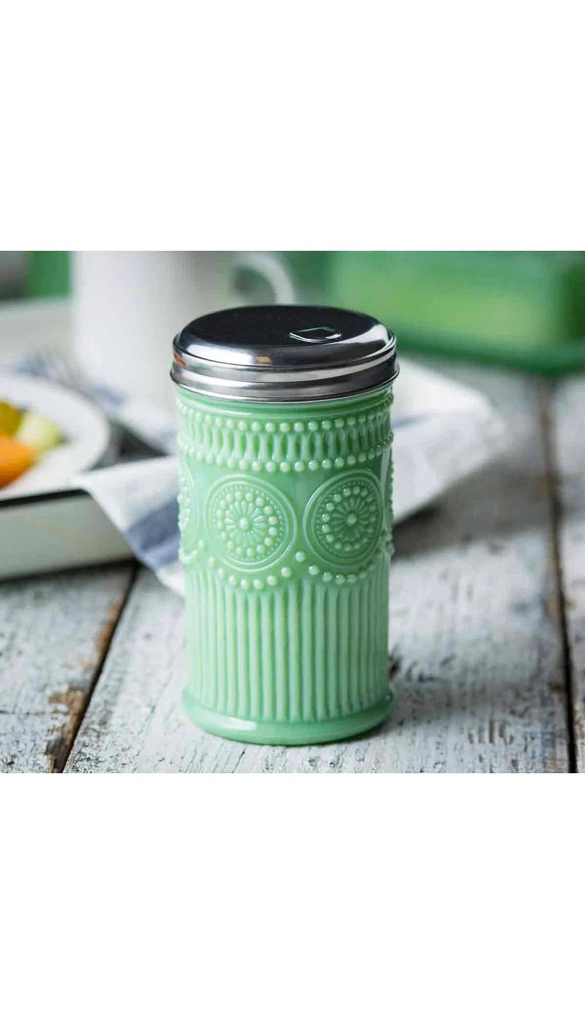 Jadeite Sugar Shaker