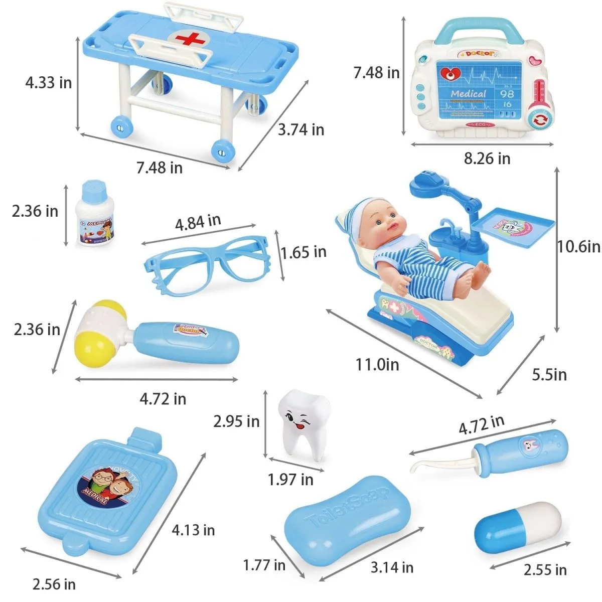 Kid Doctor Pretend Play Set-Wholesale