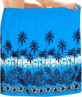 LA LEELA Swimsuit Swimwear Cover ups Beachwear Wrap Mens Sarong Bathing Suit Pareo Swim