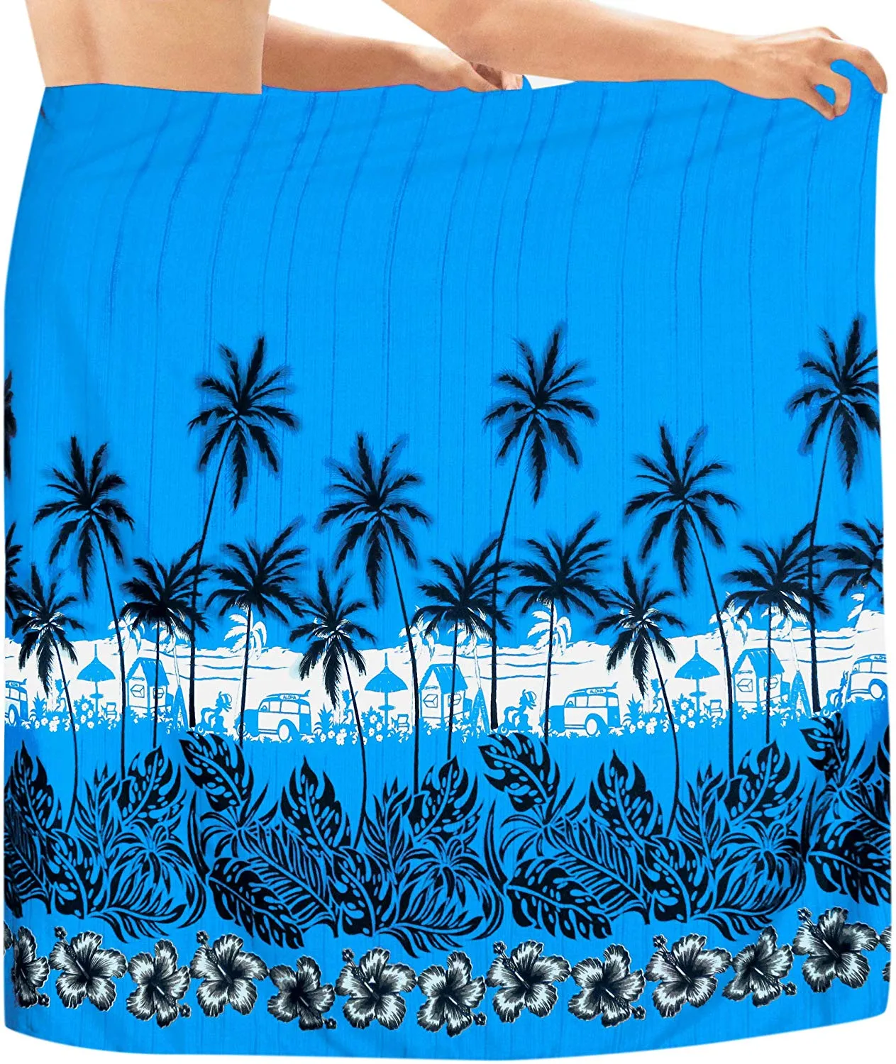 LA LEELA Swimsuit Swimwear Cover ups Beachwear Wrap Mens Sarong Bathing Suit Pareo Swim