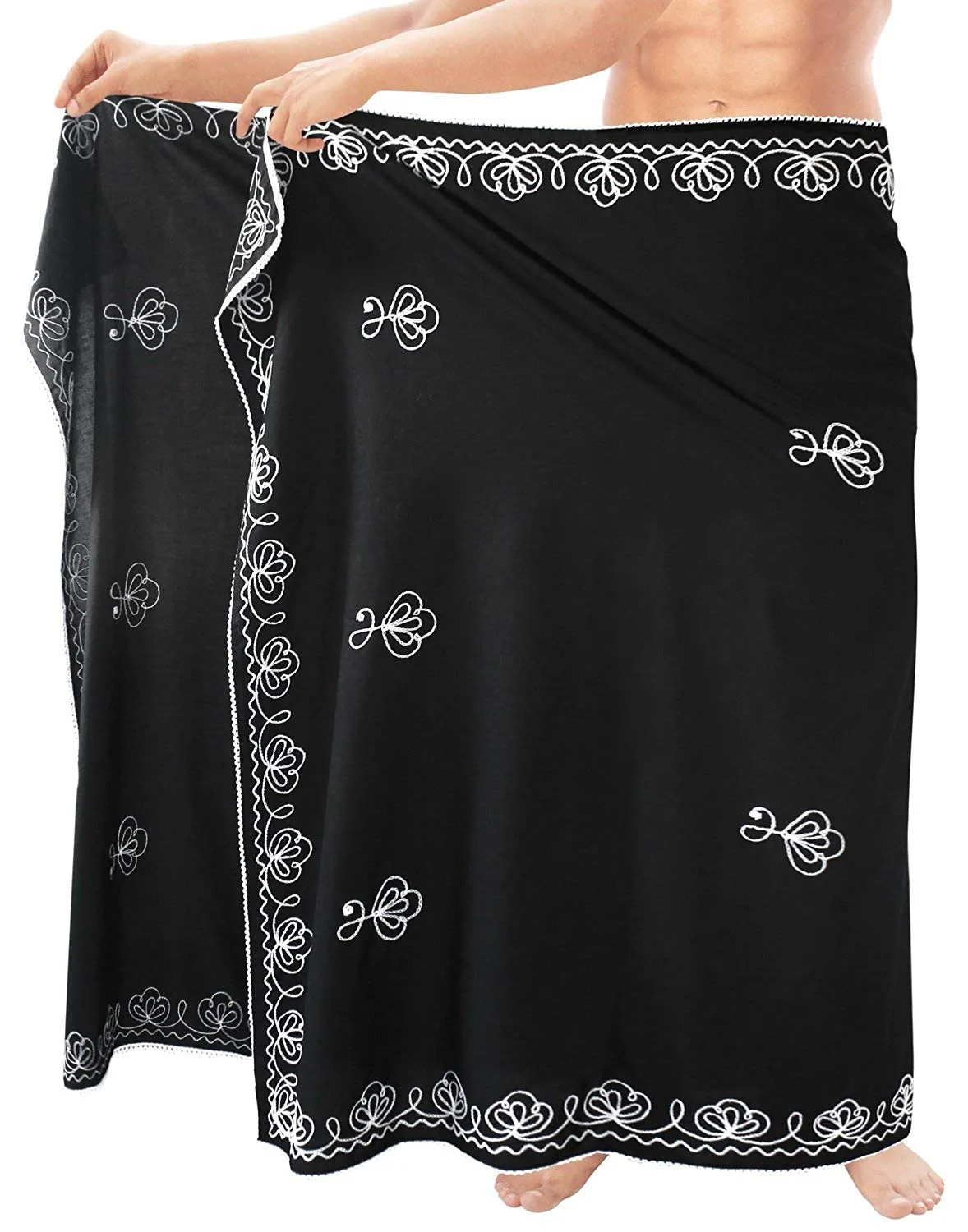 LA LEELA Towel Wrap Pareo Swimsuit Beachwear Swimwear Bathing Suit Cover ups Mens Sarong