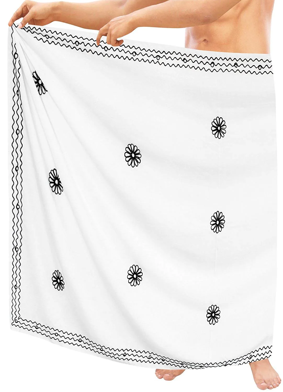 LA LEELA Towel Wrap Pareo Swimsuit Beachwear Swimwear Bathing Suit Cover ups Mens Sarong