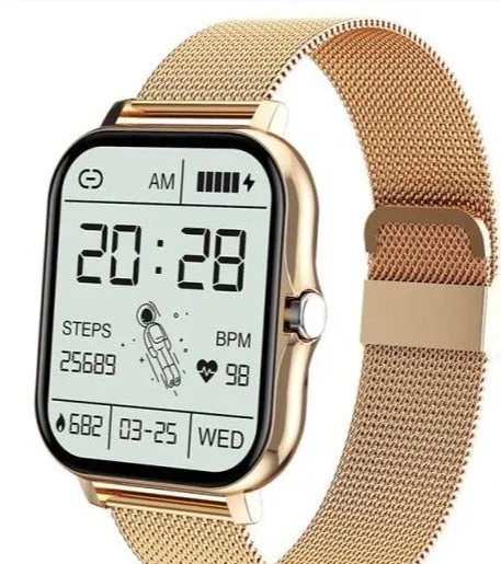 LIGE Women Men Bluetooth Smart Watch For IOS Android