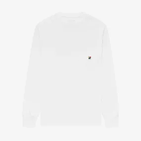 Long-Sleeve Crest Pocket Tee