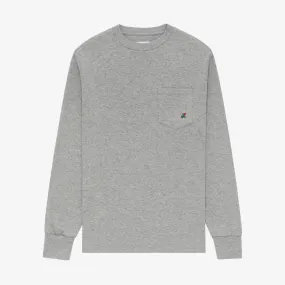 Long-Sleeve Crest Pocket Tee