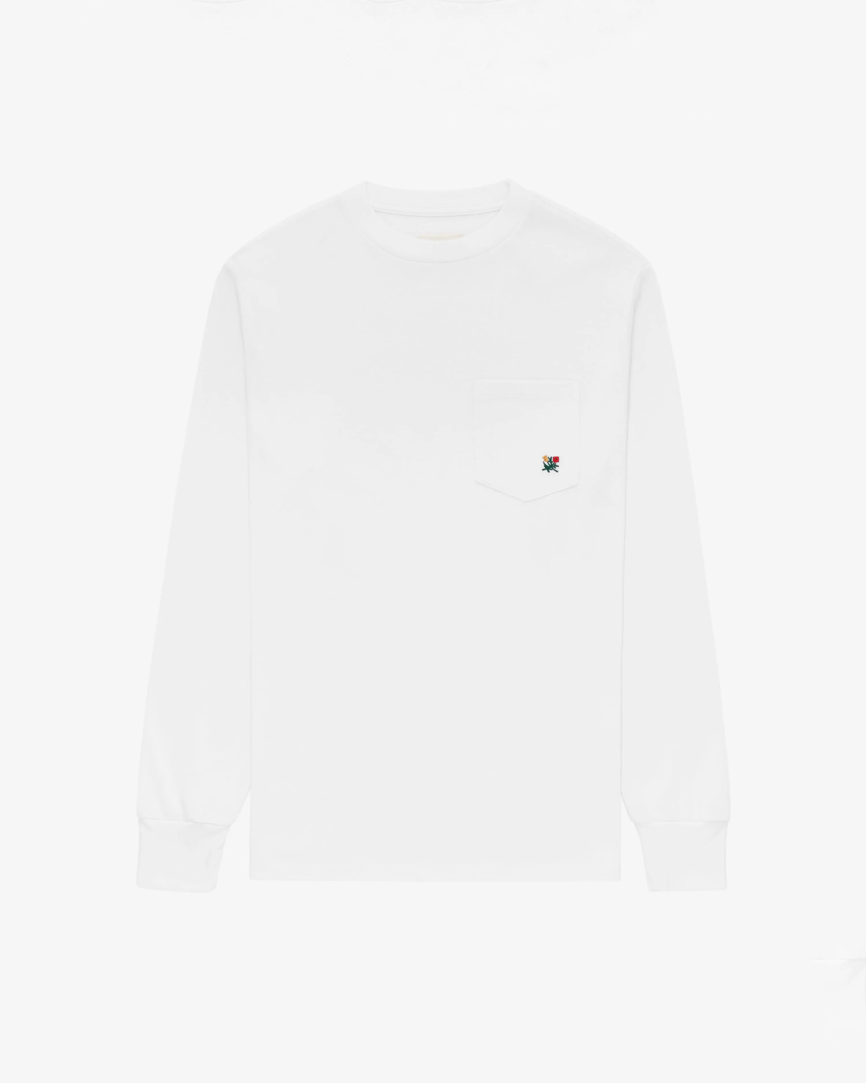 Long-Sleeve Crest Pocket Tee