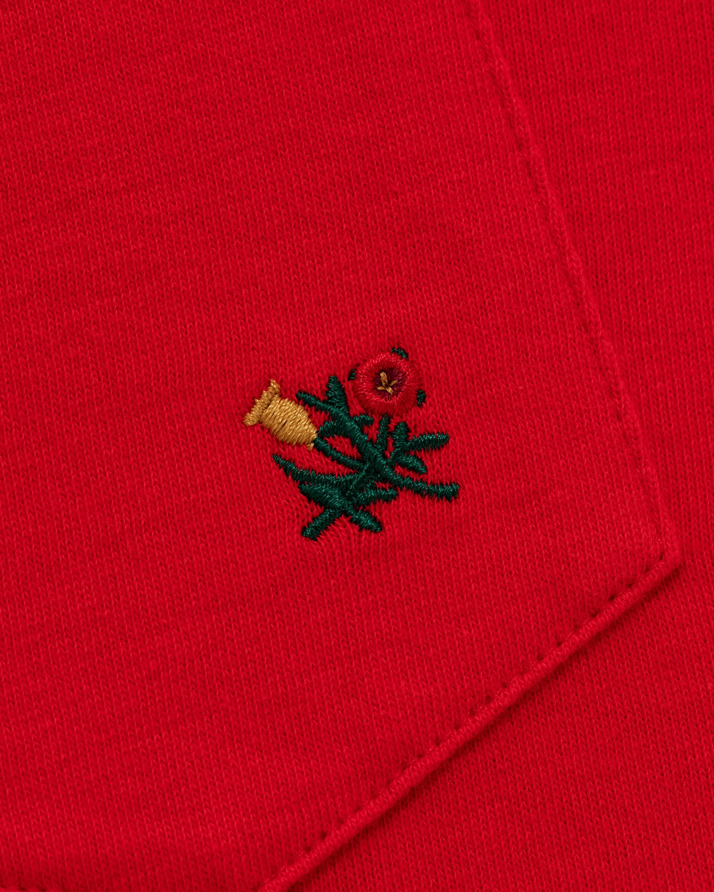Long-Sleeve Crest Pocket Tee