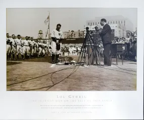 Lou Gehrig Farwell