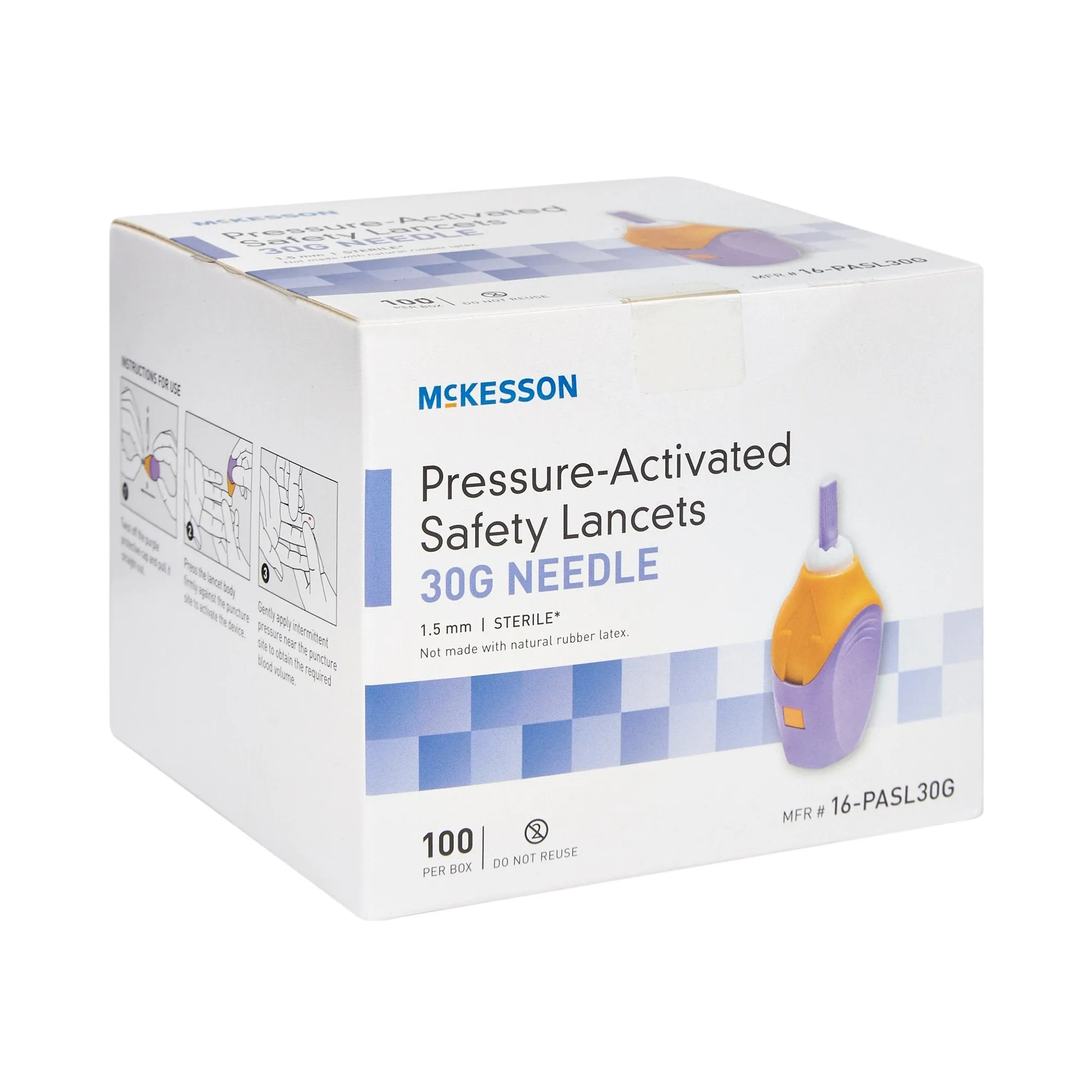 McKesson Safety Lancet, 30 Gauge
