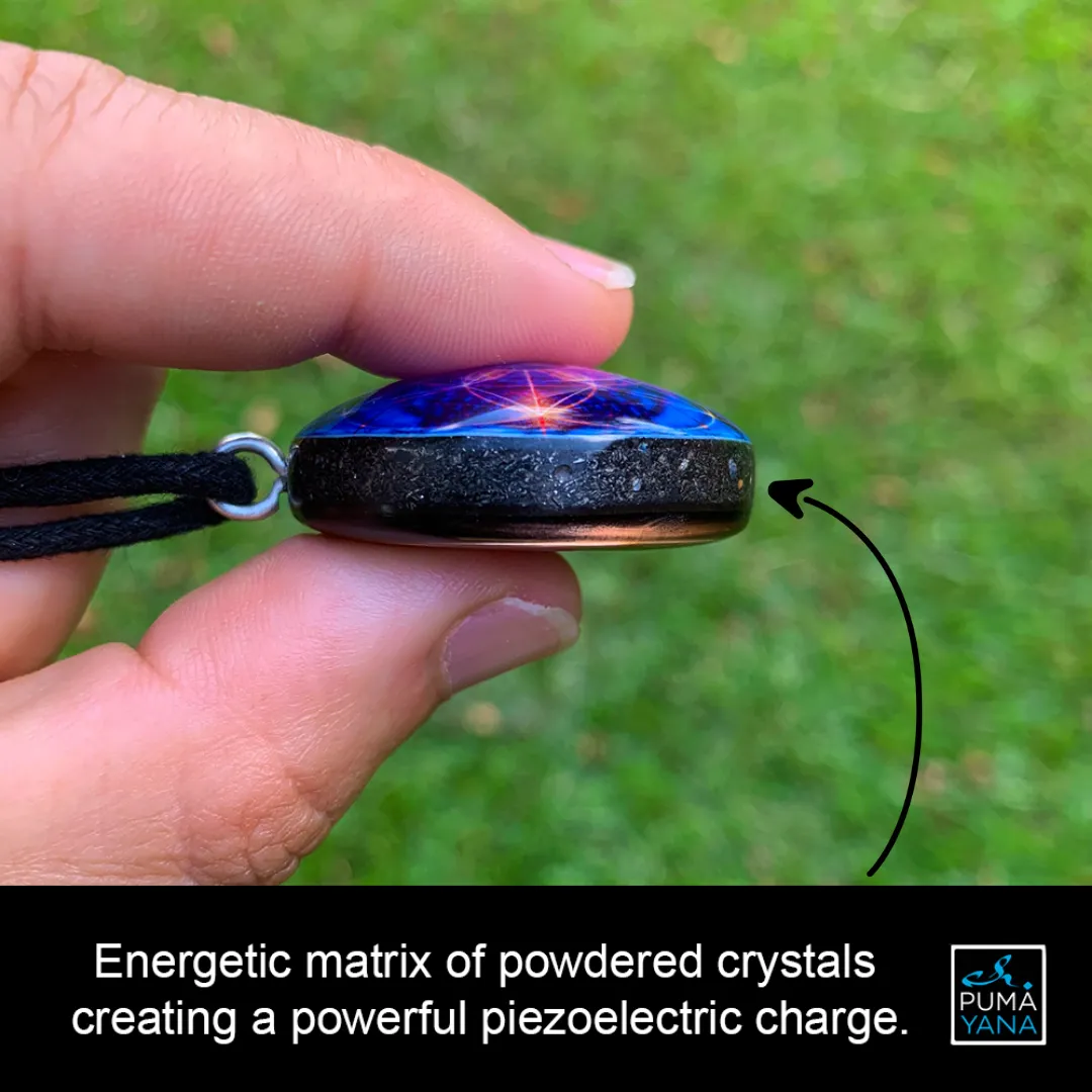 Merkaba Pendant | Orgonite | Sacred Geometry | Merkaba Genesis