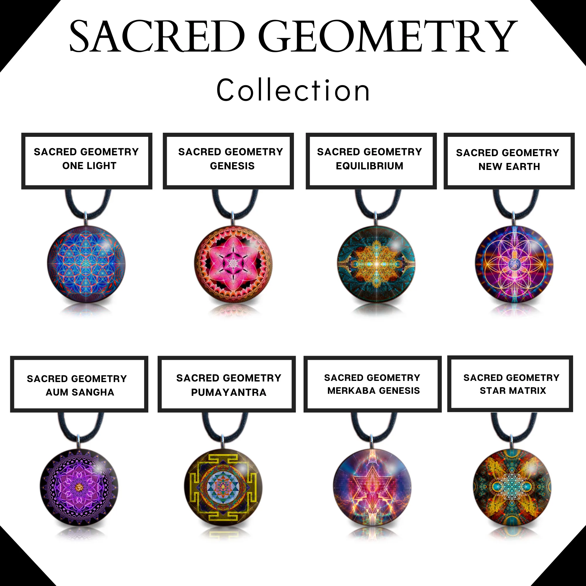 Merkaba Pendant | Orgonite | Sacred Geometry | Merkaba Genesis