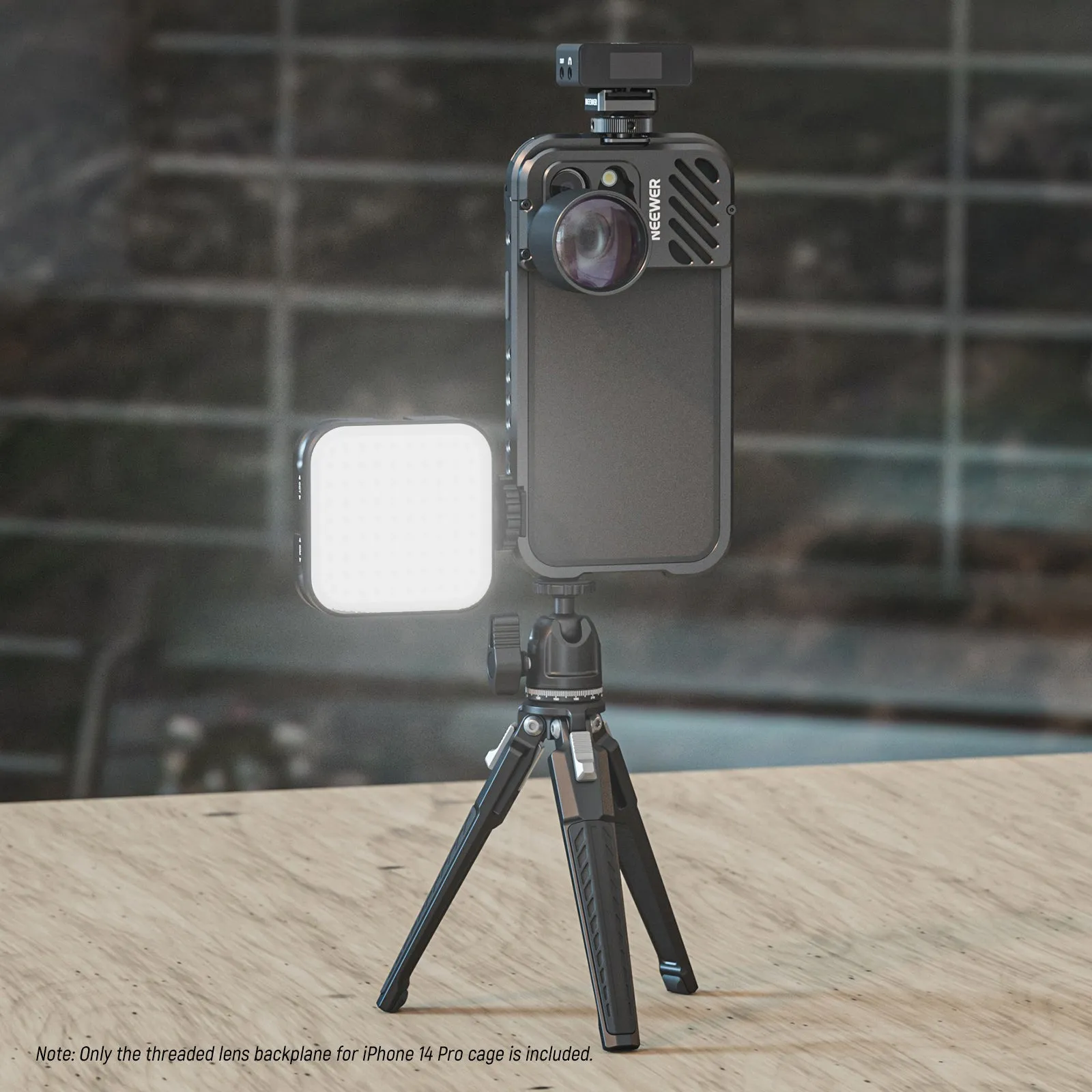 NEEWER PA018 Lens Backplate For iPhone 14 Pro Phone Cage