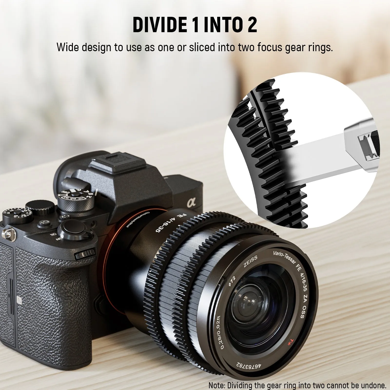 NEEWER PG008 0.8 MOD Seamless Follow Focus Gear Ring