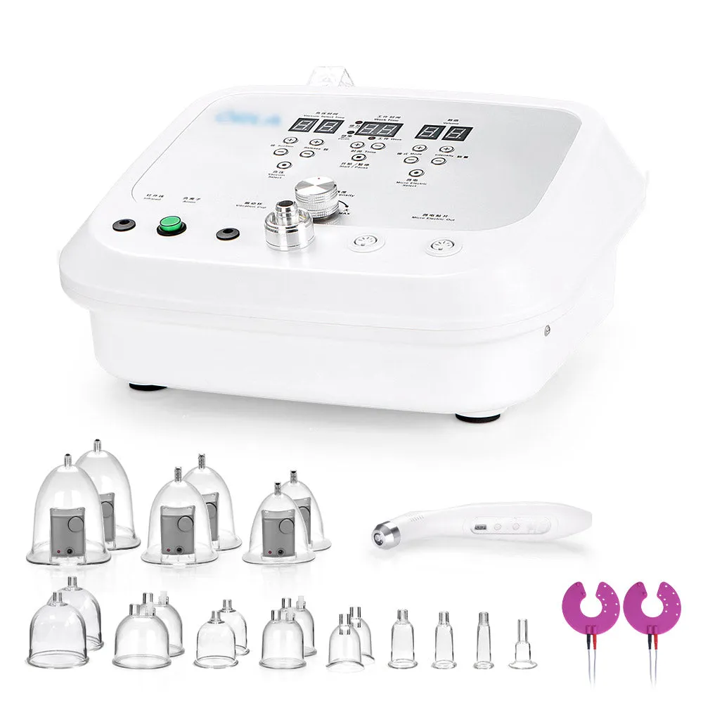 New Breast Enlarge Virbrating Vacuum Cupping Machine  Breast Dailysis Tester