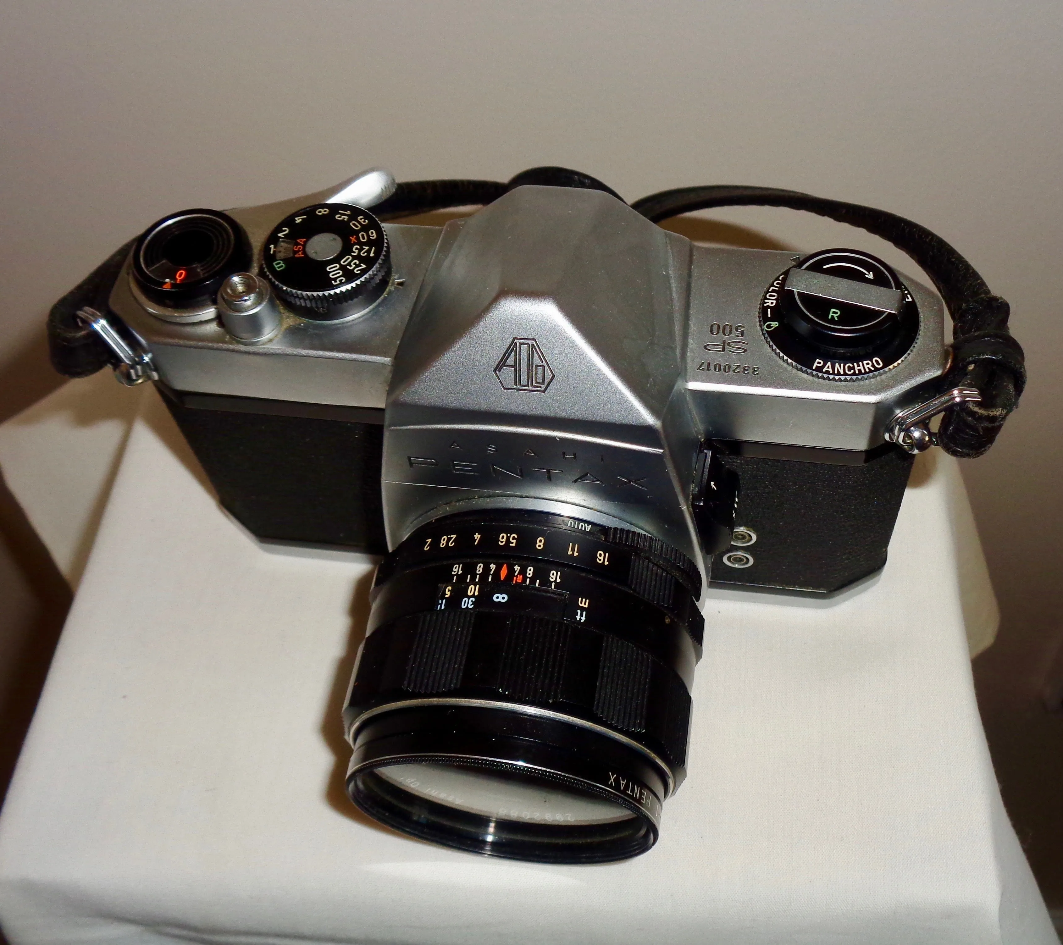 Pentax Asahi SP500 35mm SLR Camera With 55mm f2 Takumar Lens